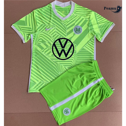 Maglia Calcio VfL Wolfsburg Bambino Prima 2021-2022