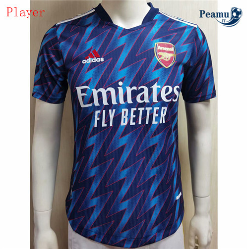 Maglia Calcio Player Arsenal Bleu 2021-2022