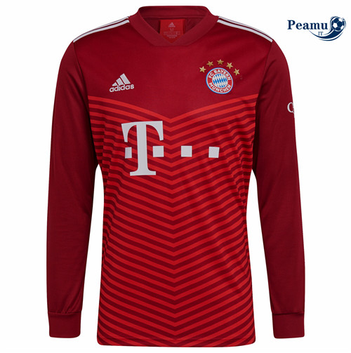 Maglia Calcio Bayern Monaco Domicile Manche Longue 2021-2022