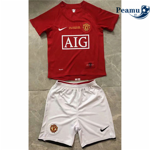 Classico Maglie Manchester United Bambino Domicile 2007-08