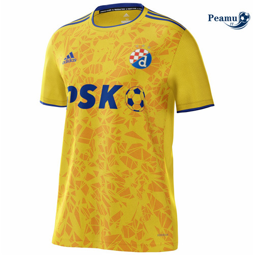 Maglia Calcio Dinamo Zagreb Exterieur Jaune 2021-2022