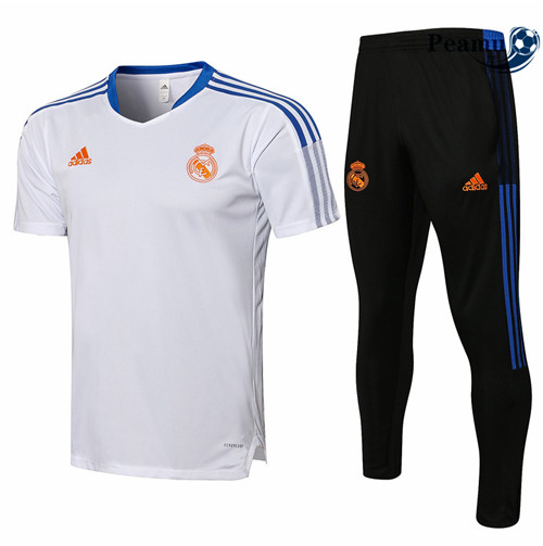 Kit Maglia Formazione Real Madrid + Pantalonii Blanc 2021-2022