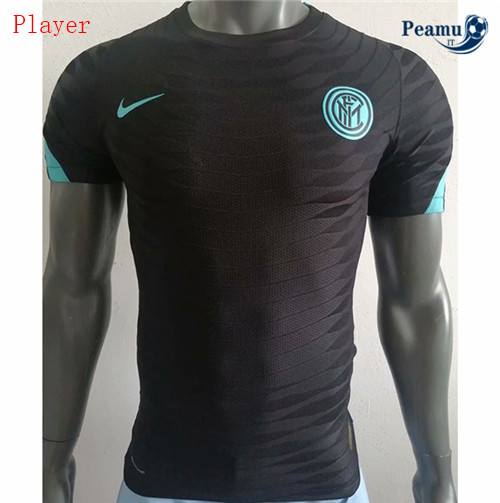 Maglia Calcio Player Inter Milan Formazione Noir 2021-2022