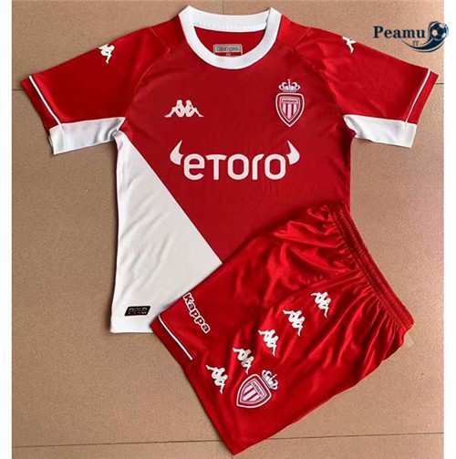 Maglia Calcio AS Monaco Bambino Domicile 2021-2022