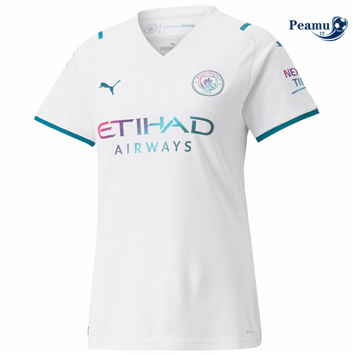 Maglia Calcio Manchester City Donna Exterieur 2021-2022