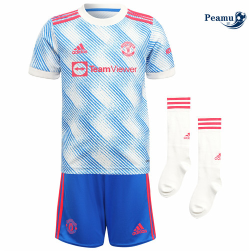 Maglia Calcio Manchester United Bambino Exterieur 2021-2022