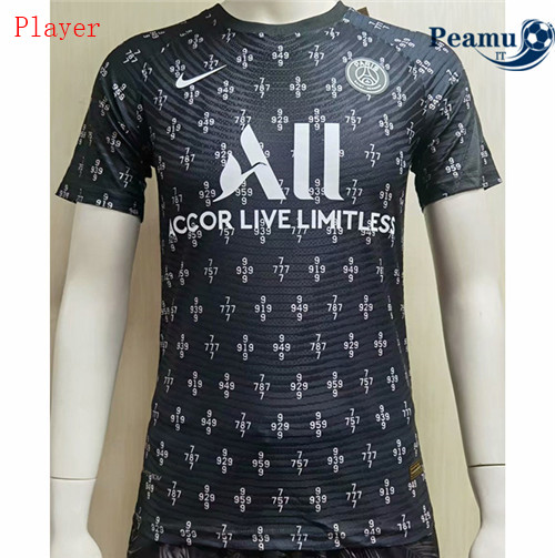 Maglia Calcio Player PSG Noir 2021-2022