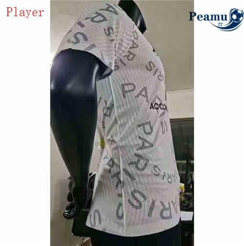 Maglia Calcio Player PSG Jordan Blanc Formazione 2020-2021