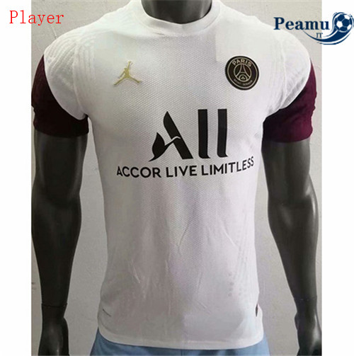 Maglia Calcio Player PSG Blanc Jordan 2020-2021