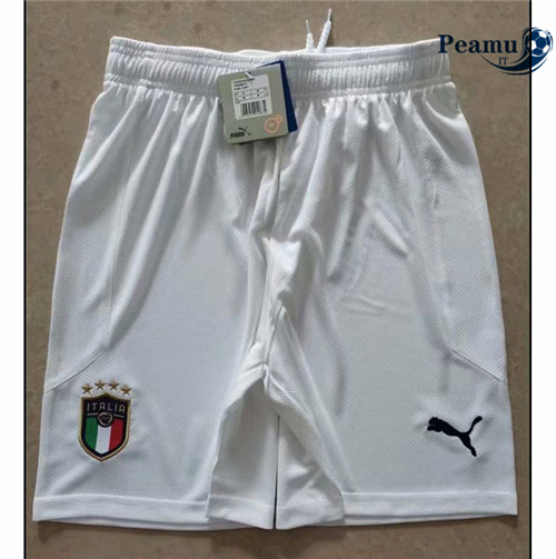 Maglia Calcio Pantaloncini Italia Blanc 2020-2021