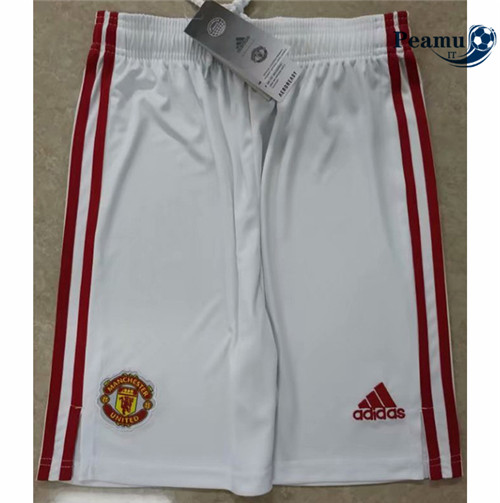 Maglia Calcio Pantaloncini Manchester United Domicile 2021-2022