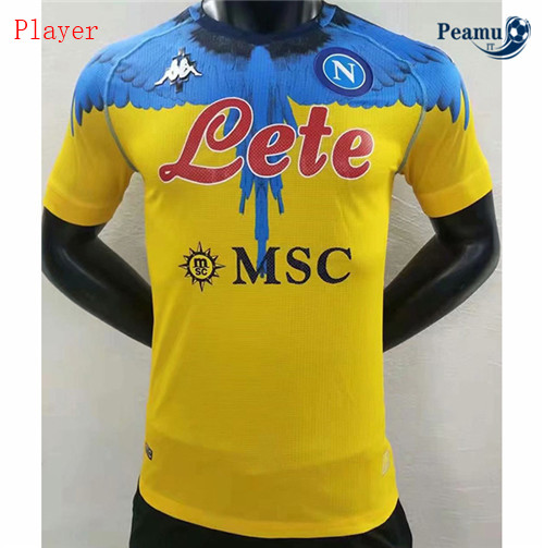 Maglia Calcio Player SSC Napoli Gardien de but Jaune 2020-2021