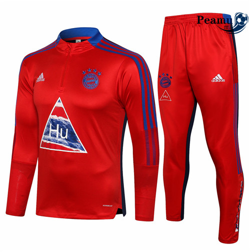 Tuta Calcio Bayern Monaco Rouge/Bleu 2021-2022