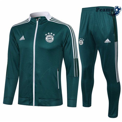 Tuta Calcio - Giacca Bayern Monaco vert noirâtre 2021-2022