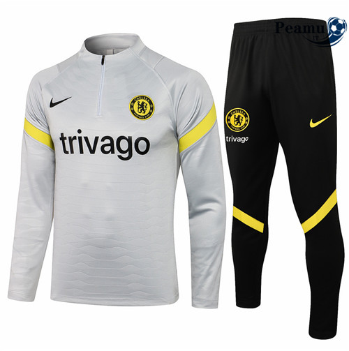 Tuta Calcio Chelsea Gris Clair 2021-2022