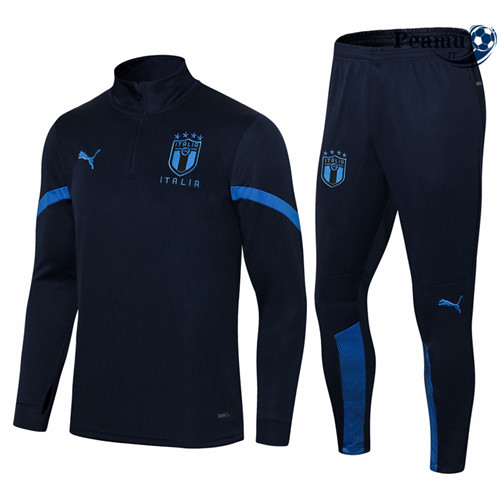 Tuta Calcio Italia Bleu Marine 2021-2022