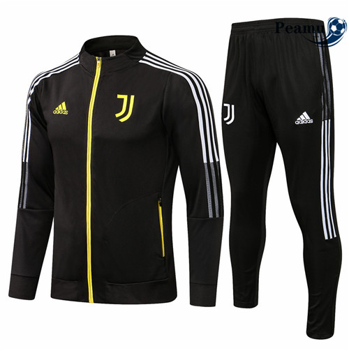 Tuta Calcio - Giacca Juventus Noir/Jaune 2021-2022 Col Haut