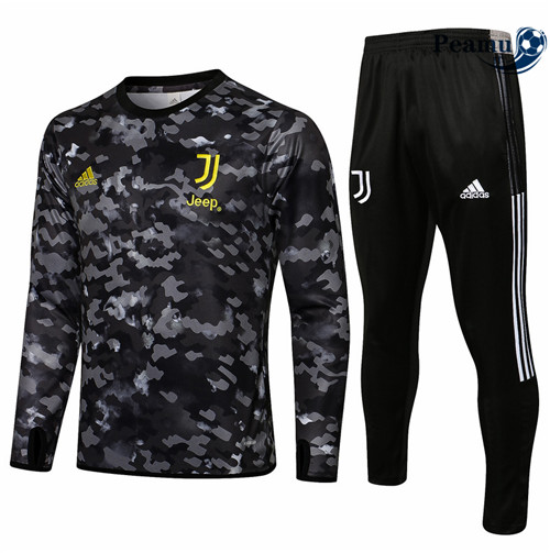 Tuta Calcio Juventus Gris foncé 2021-2022 Col Rond