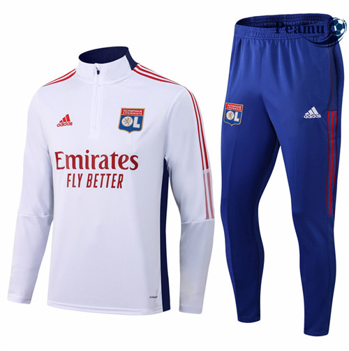 Tuta Calcio Lyon Blanc 2021-2022
