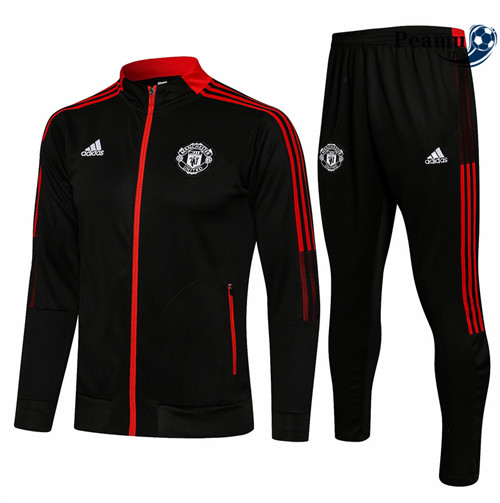 Tuta Calcio - Giacca Manchester United Noir 2021-2022