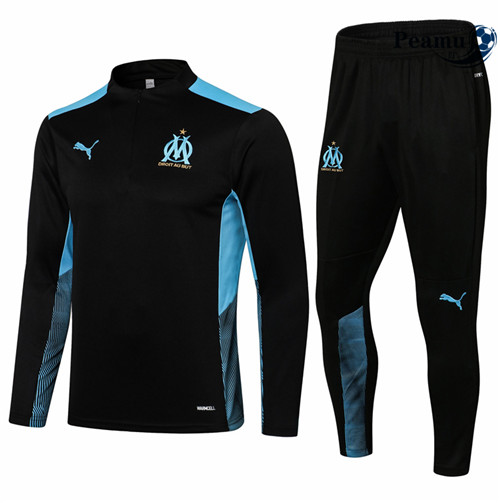 Tuta Calcio Marsiglia Noir 2021-2022