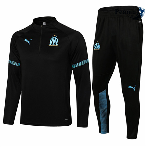 Tuta Calcio Marsiglia Noir 2021-2022