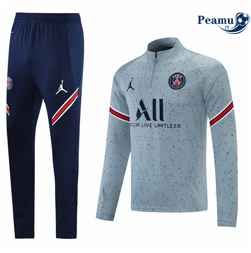 Tuta Calcio PSG Jordan Gris 2021-2022
