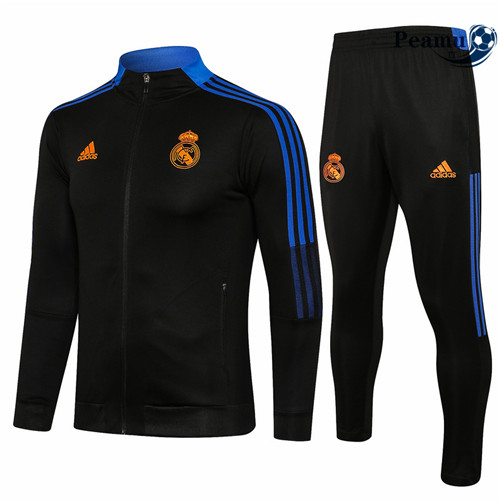 Tuta Calcio - Giacca Real Madrid Noir/Bleu 2021-2022