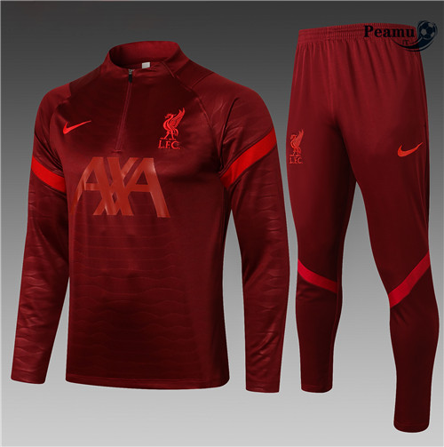 Tuta Calcio Liverpool Bambino Rouge 2021-2022