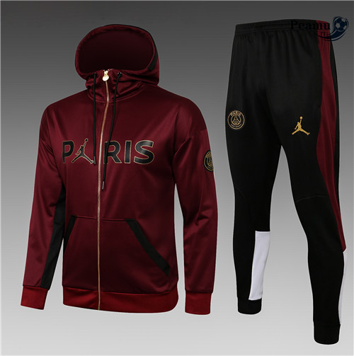 Giacca Tuta Calcio - Felpa con cappuccio Jordan PSG Bambino Bordeaux 2021-2022