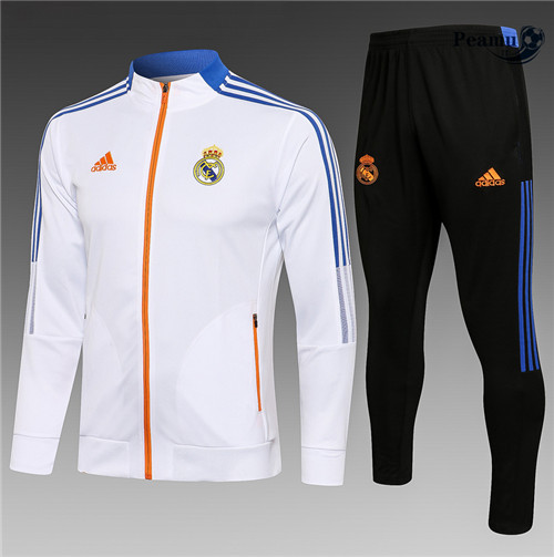 Tuta Calcio - Giacca Real Madrid Bambino Blanc 2021-2022
