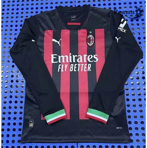 Maglia Calcio AC Milan Prima Manica lunga 2022-2023 I0508