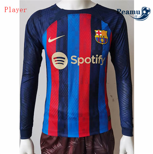 Maglia Calcio Player Barcellona Prima Manica lunga 2022-2023 I0625
