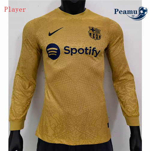 Maglia Calcio Player Barcellona Seconda Manica lunga 2022-2023 I0626