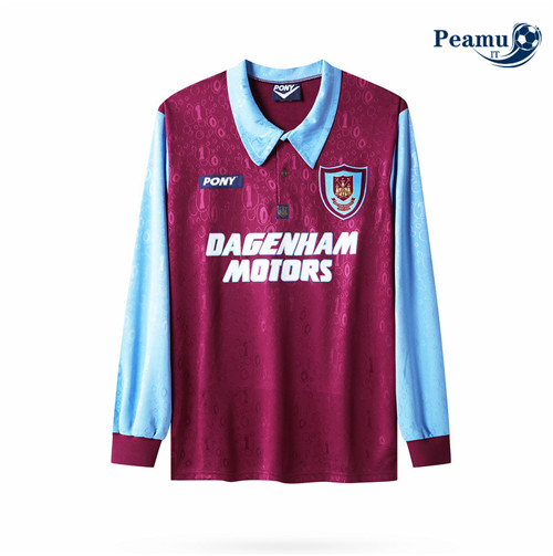 Classico Maglie West Ham Prima Manica lunga 1995-1997 I0074