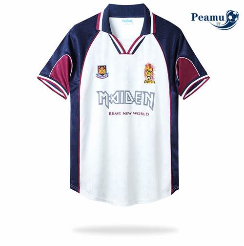 Classico Maglie West Ham x Iron Maiden Seconda 1999-2001 I0079