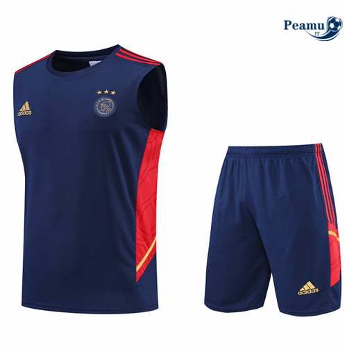 Kit Maglia Formazione Ajax Debardeur + Pantaloni Bleu Marine 2022-2023 I0084