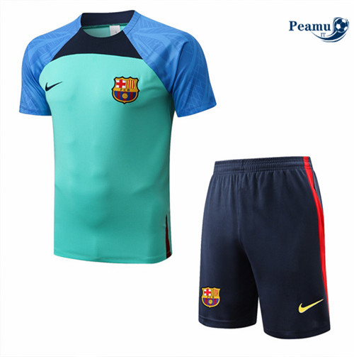 Kit Maglia Formazione Barcellona + Pantaloni Bleu 2022-2023 I0124