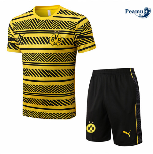 Kit Maglia Formazione Borussia Dortmund + Pantaloni Jaune/Noir 2022-2023 I0140