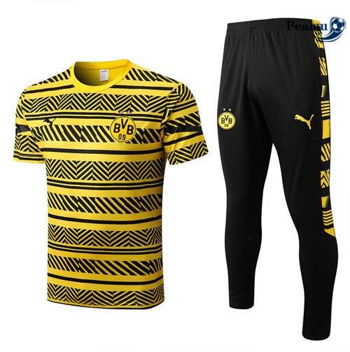 Kit Maglia Formazione Borussia Dortmund + Pantaloni Jaune/Noir 2022-2023 I0143
