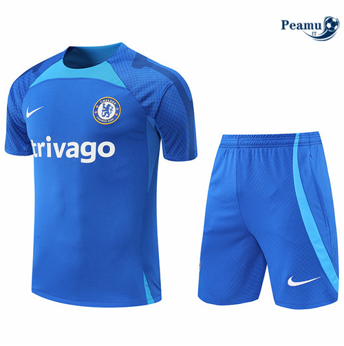 Kit Maglia Formazione Chelsea + Pantaloni Bleu 2022-2023 I0157