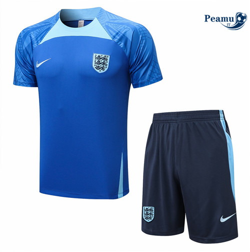 Kit Maglia Formazione Inghilterra + Pantaloni Bleu 2022-2023 I0175