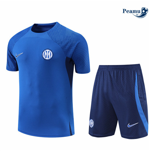 Kit Maglia Formazione Inter Milan + Pantaloni Bleu 2022-2023 I0181