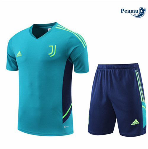 Kit Maglia Formazione Juventus + Pantaloni Bleu 2022-2023 I0193