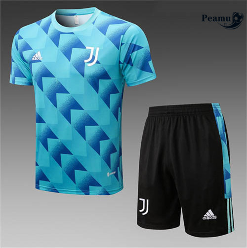 Kit Maglia Formazione Juventus + Pantaloni Bleu/Noir 2022-2023 I0194