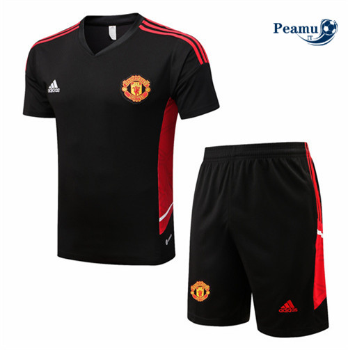 Kit Maglia Formazione Manchester United + Pantaloni Noir 2022-2023 I0227