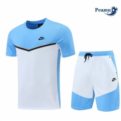 Kit Maglia Formazione Nike + Pantaloni Bleu/Blanc 2022-2023 I0086