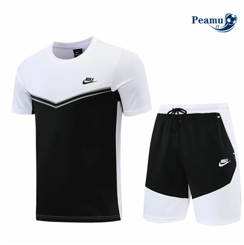 Kit Maglia Formazione Nike + Pantaloni Blanc/Noir 2022-2023 I0087