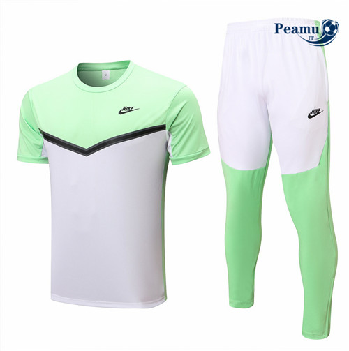 Kit Maglia Formazione Nike + Pantaloni Vert/Blanc 2022-2023 I0093