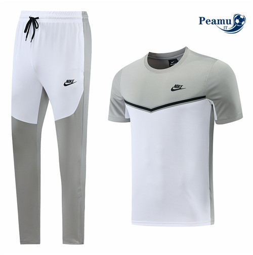 Kit Maglia Formazione Nike + Pantaloni Gris/Blanc 2022-2023 I0101